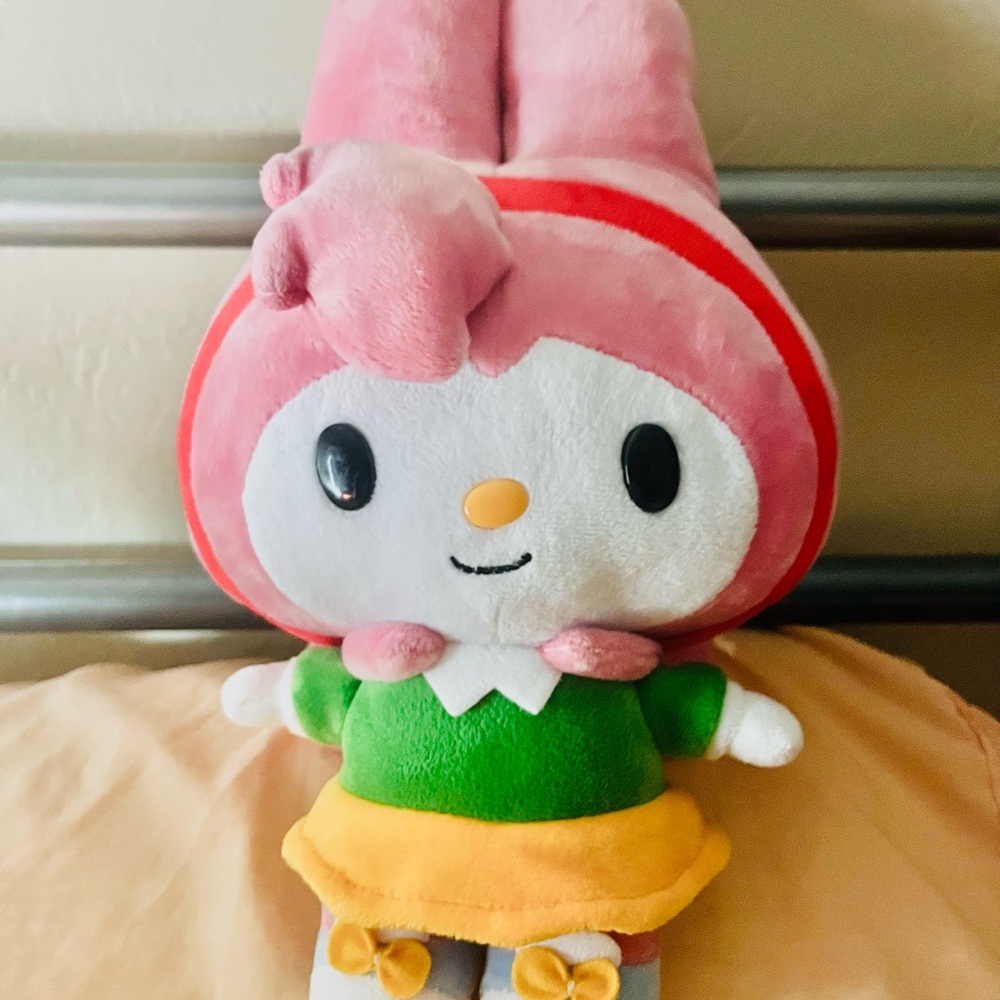 Adorable Amy Rose x My Melody Hello Kitty Hybrid Plush Toy